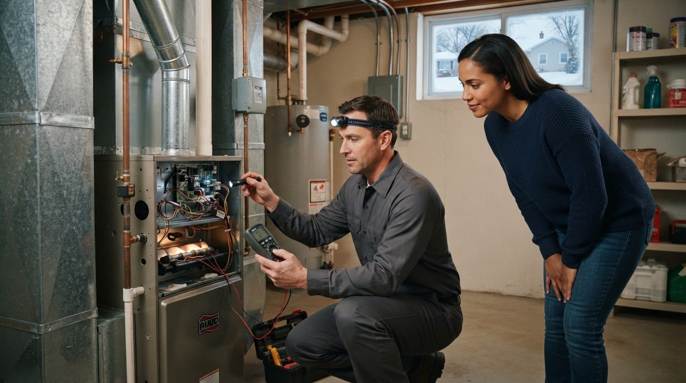 Gas Furnace Repair in Racine, WI: What Homeowners Can Expect