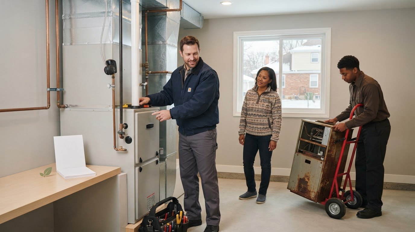 Furnace Replacement Services in Racine, WI: Rebates and Disposal